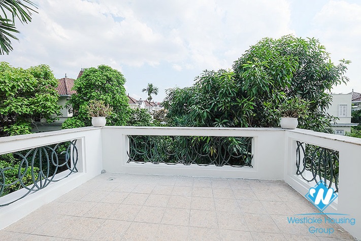 Nice house for rent in Ciputra, Tay Ho, Hanoi, fully furnished.